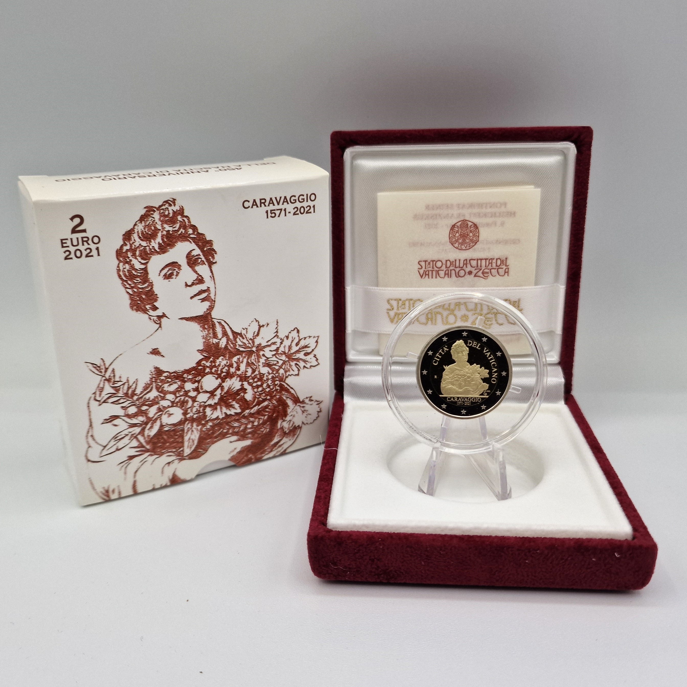 2021 Caravaggio 2€ - Vaticano Proof